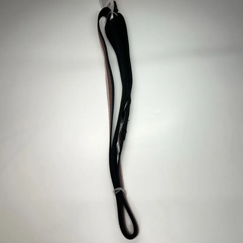 Reddy Reflective Dog Lead Leash Burgundy Brown Tan Black Stripe, 6 ft. Foot Pet